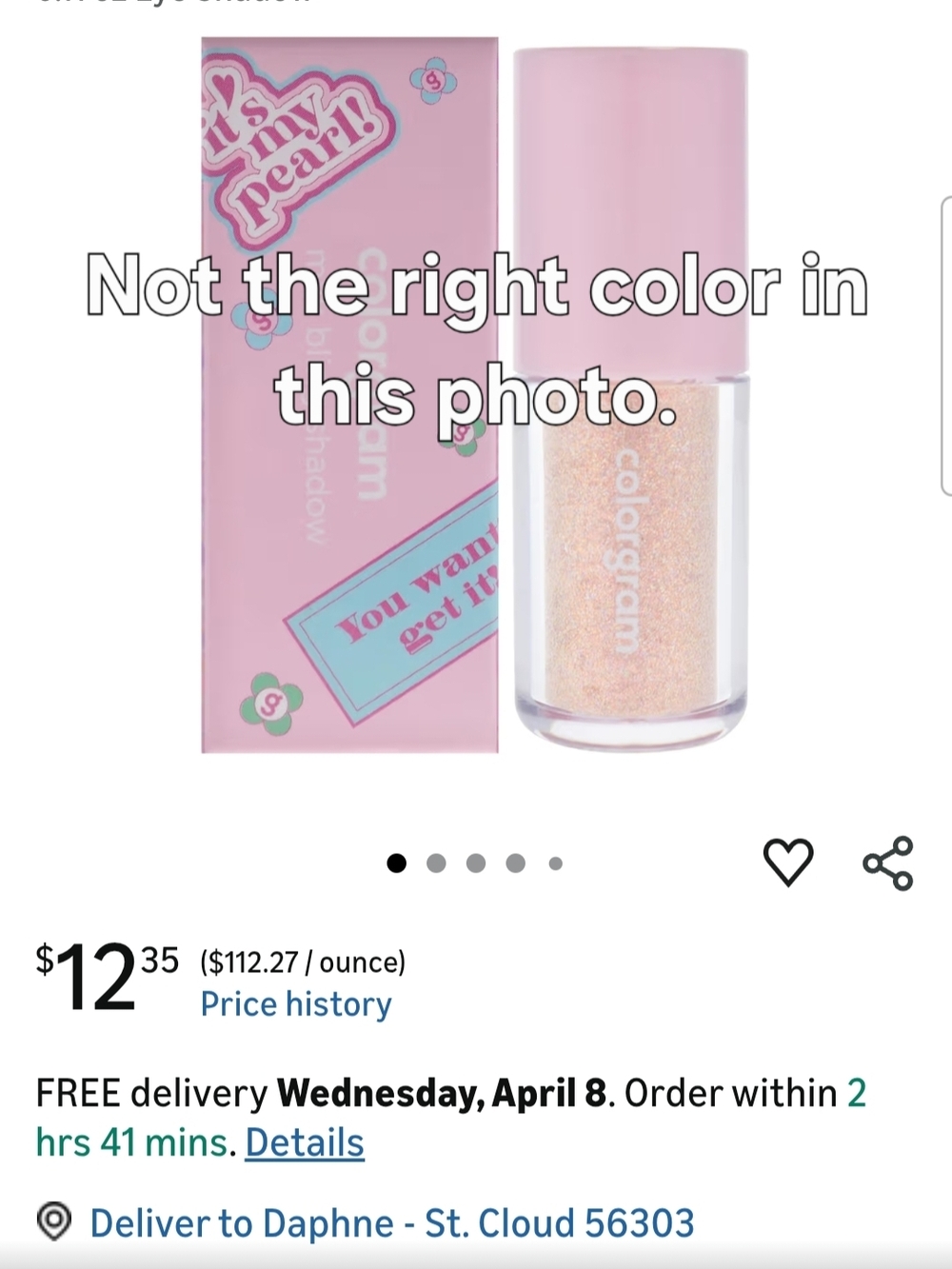 Colorgram Milk Bling Shadow -Bundle - Picture 5 of 5